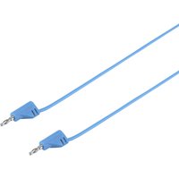 VOLTCRAFT MSB-200 Messleitung [Lamellenstecker 2 mm - Lamellenstecker 2 mm] 0.60 m Blau 1 St. von VOLTCRAFT