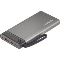 PB-10-PD3.0 Powerbank 10000 mAh usb pd 3.0 LiPo Grau-Schwarz Statusanzeige - Voltcraft von VOLTCRAFT