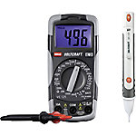 Voltcraft Tragbares Multimeter DT-TEST-KIT Stromversorgung: Batterie Test Typ: Spannung, Strom, Widerstand, Frequenz von VOLTCRAFT