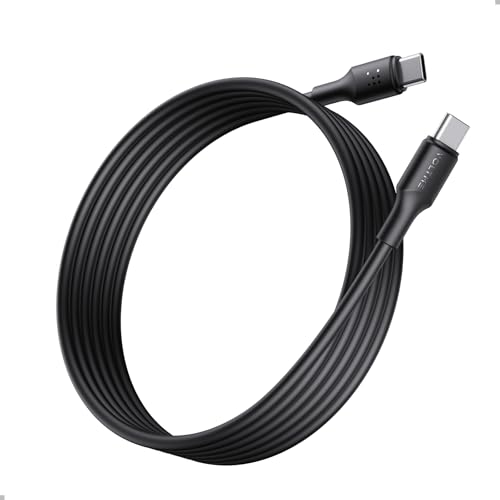VOLTME USB C Kable 60W, TPE Ladekabel Typ-C Schnellladekabel PD 3.0 PPS Kompatibel mit iPhone 16 Pro Max 15 14 13 iPad Macbook Samsung Galaxy S24 Ultra Huawei Pixel Switch usw, 3,0m Schwarz von VOLTME