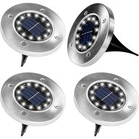 Solar Bodenleuchte mit Erdspieß, 4er Set,Kaltweiß - Voltronic Solar Bodenleuchte mit Erdspieß, 4er Set,Kaltweiß - Voltronic von VOLTRONIC