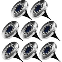 Solar Bodenleuchte mit Erdspieß, 8er Set,Kaltweiß - Voltronic Solar Bodenleuchte mit Erdspieß, 8er Set,Kaltweiß - Voltronic von VOLTRONIC