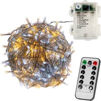 VOLTRONIC® LED Lichterkette Batterie + Fernbedienung von VOLTRONIC