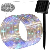 Voltronic - 100 led Solar Lichterschlauch, bunt von VOLTRONIC