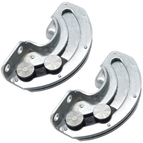 Ipager, nägel mit metallplatten， Verstecktes Schiebetürscharnier for Schränke, 90 ° und 180 °, for Industriemöbel, 2er-Pack(90°) von VOLURE