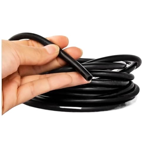 Natürliche Latex-Gummi Schlauch, Fluorkautschuk-Kraftstoffschlauch, mehrere Größen, hohe Temperaturen, chemisches Wetter beständig(7x10mm) von VOLURE