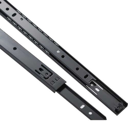 Schubladenläufer ， 2710 Kaltgewalzter Stahl, Zweiteilige Vollauszug-Schubladenschienen mit sanftem Schließen, 10-20 Zoll(18 Inches 450mm) von VOLURE