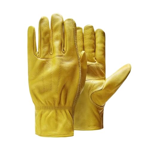 Schweißhandschuhe, Schweißerhandschuhe Rindsleder Gelb Mehrere Größen 3ZG(Large) von VOLURE