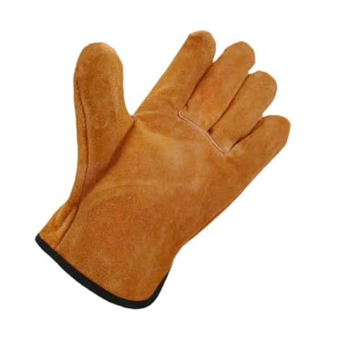 Schweißhandschuhe, Schweißerhandschuhe Rindsleder Größe L Mehrfarbig(Ab Grey) von VOLURE