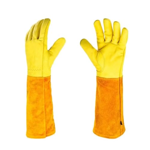 Schweißhandschuhe, Schweißhandschuhe for Gartenarbeiten, mehrfarbig, mehrere Größen(Giallo,Large) von VOLURE