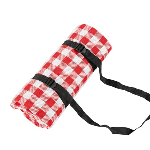 VOLURE Picknick Strand Teppich， Faltbare Picknickmatte, Mehrfarbig, mehrere Größen(Rosso,200 x 300 cm (Square)) von VOLURE