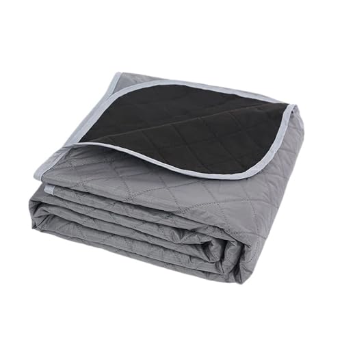 VOLURE Picknick Strand Teppich， Outdoor Picknick Camping Matte Polyester Mehrfarbig 200x140cm(Grey Black) von VOLURE