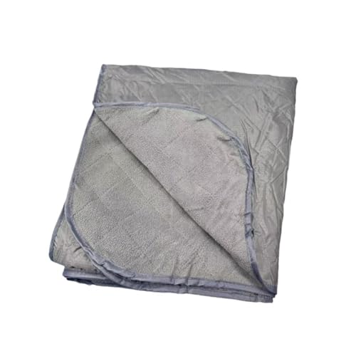 VOLURE Picknick Strand Teppich， Outdoor Picknick Camping Matte Polyester Mehrfarbig 200x140cm(Grijs) von VOLURE