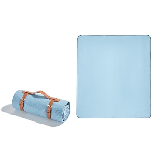 VOLURE Picknick Strand Teppich， Outdoor Picknickdecke Campingmatte 200x200 cm Mehrfarbig(Colour 1) von VOLURE