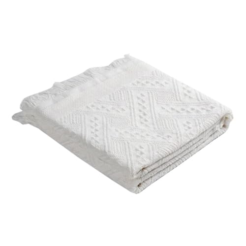 VOLURE Picknick Strand Teppich， Picknickmatte Weiß Mehrere Größen(90x90cm) von VOLURE