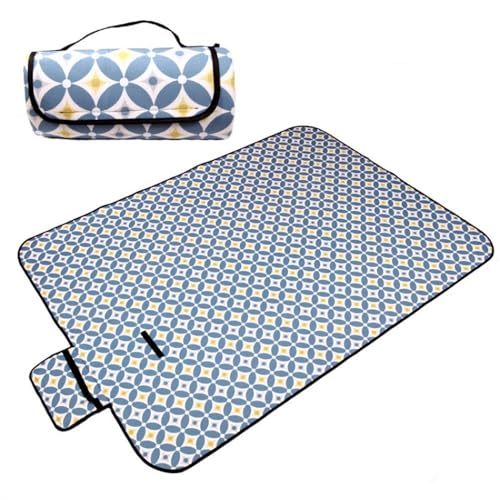 VOLURE Picknick Strand Teppich， Picknickmatte for den Außenbereich, Mehrfarbig, mehrere Größen(Colour 1,300 x 200 cm (Square)) von VOLURE