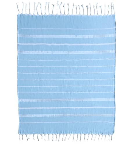 VOLURE Picknick Strand Teppich， Schnelltrocknende, leichte Picknickmatte, Strandtuch, Reisedecke, Blau, 1–2 Stück, for den Außenbereich(2PCS) von VOLURE