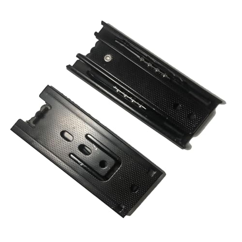 VOLURE Schubladenläufer ， Kugelgelagerte Vollauszug-Schubladenschienen, seitliche Montage, 45 mm, mehrere Größen, Schwarz, 2er-Pack, 45 kg(85mm(3.5inch)) von VOLURE