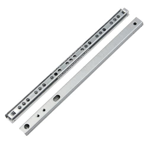 VOLURE Schubladenläufer ， Schubladenführungen mit Metallkugellagern, 2er-Pack, mehrere Größen(450mm) von VOLURE
