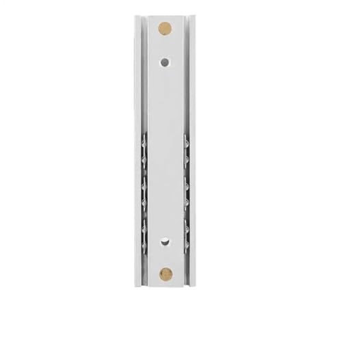 VOLURE Schubladenläufer ， Schubladenschienen, Aluminiumlegierung, Silber, 70–140 mm, 2 Stück(100mm) von VOLURE