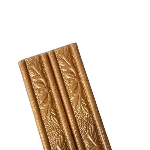 VOLURE Selbstaufkleber 3D Wallpaper Rahmen， 2 Pcs Self-Adhesive 3D Wallpaper Border for Bathroom Ceiling and Wall Multicolor(Coffee) von VOLURE