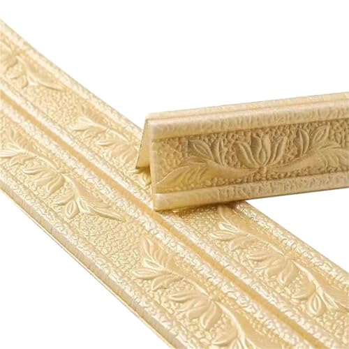 VOLURE Selbstaufkleber 3D Wallpaper Rahmen， 2 pcs Self Adhesive Peel And Stick Wallpaper Border Multicolor(Color 2) von VOLURE