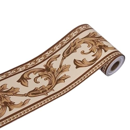 VOLURE Selbstaufkleber 3D Wallpaper Rahmen， Self Adhesive PVC Wallpaper Border DIY Waterproof 10cmx10m Multicolor 3D Bathroom Kitchen(B3208) von VOLURE