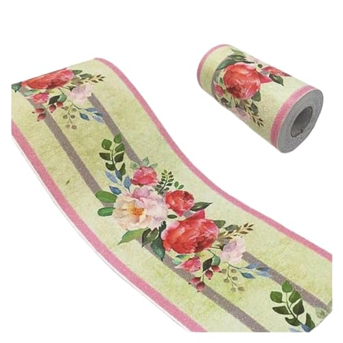 VOLURE Selbstaufkleber 3D Wallpaper Rahmen， Self Adhesive Waterproof Wallpaper Border 10cm x 10m Multicolor for Skirting and Corners(B) von VOLURE