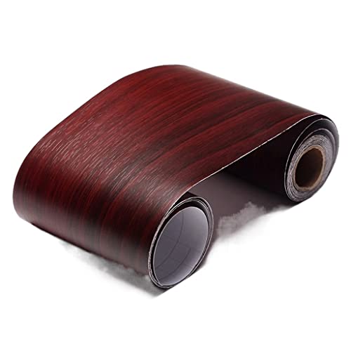VOLURE Selbstaufkleber 3D Wallpaper Rahmen， Waist Line Wallpaper Border Self-Adhesive PVC Wood Grain Multicolor 10cm x 5m(12) von VOLURE