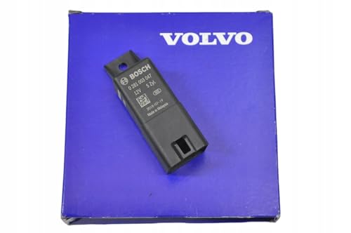 VOLVO Glühkerzenrelais, 31342686 OE, Originalteil für 2.0D D5204T und 2.4D D5244T 5-Zylinder-Dieselmotoren, Automatik, Relais, 12V DC, 10A, Hutschienenmontage, Silber-Arbeitskontakt von Volvo