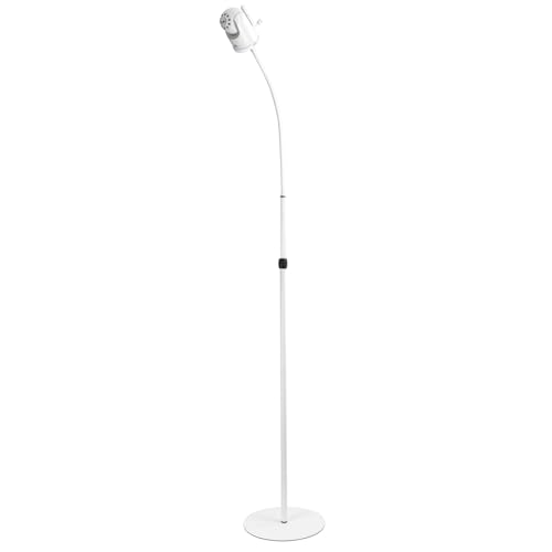 VOMENC Verstellbarer Universal-Monitor Moun Höhe Bodenständer für Säuglingsoptik DXR-8/DXR-8 Pro, Arenti, VAVA Babyphone 720P, Hipp, Eule Cam 2/Eule Cam Smart Babyphone (weiß) von VOMENC