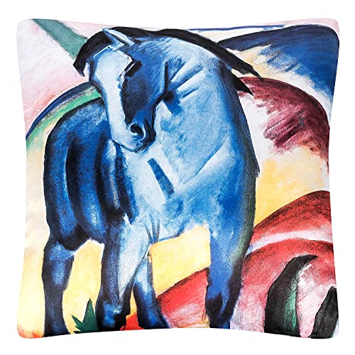 VON LILIENFELD Kissen Kunst Motiv Franz Marc Blaues Pferd Dekokissen 40 x 40 cm Sofakissen Deko Haus Wohnzimmer Kissenbezug mit Füllung beidseitig Bedruckt VON LILIENFELD Kissen Kunst Motiv Franz Marc Blaues Pferd Dekokissen 40 x 40 cm Sofakissen Deko Haus Wohnzimmer Kissenbezug mit Füllung beidseitig Bedruckt von VON LILIENFELD