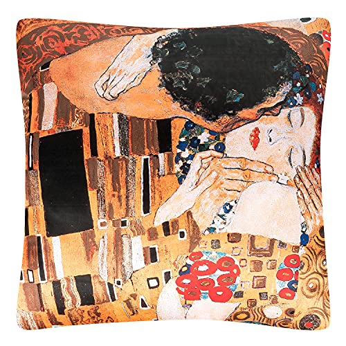 VON LILIENFELD Kissen Kunst Motiv Gustav Klimt Der Kuss Dekokissen 40 x 40 cm Sofakissen Deko Haus Wohnzimmer Kissenbezug mit Füllung beidseitig Bedruckt VON LILIENFELD Kissen Kunst Motiv Gustav Klimt Der Kuss Dekokissen 40 x 40 cm Sofakissen Deko Haus Wohnzimmer Kissenbezug mit Füllung beidseitig Bedruckt von VON LILIENFELD