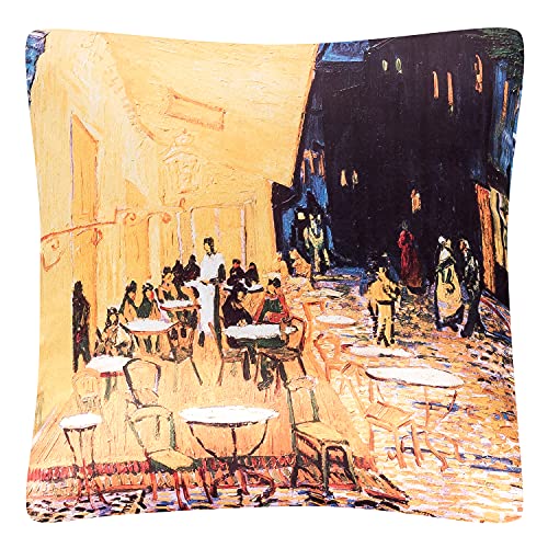 VON LILIENFELD Kissen Kunst Motiv Vincent Van Gogh Nachtcafé Dekokissen 40 x 40 cm Sofakissen Deko Haus Wohnzimmer Kissenbezug mit Füllung beidseitig Bedruckt VON LILIENFELD Kissen Kunst Motiv Vincent Van Gogh Nachtcafé Dekokissen 40 x 40 cm Sofakissen Deko Haus Wohnzimmer Kissenbezug mit Füllung beidseitig Bedruckt von VON LILIENFELD