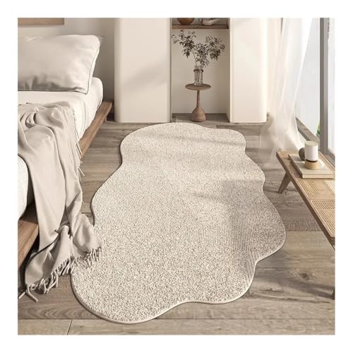 VONCYKI Unregelmäßiger Teppich für Wohnzimmer, große Fläche, Schlafzimmer, Nachttisch, Plüsch, Couchtisch, Teppich, weich, bequem, D, 100 x 160 cm VONCYKI Unregelmäßiger Teppich für Wohnzimmer, große Fläche, Schlafzimmer, Nachttisch, Plüsch, Couchtisch, Teppich, weich, bequem, D, 100 x 160 cm von VONCYKI