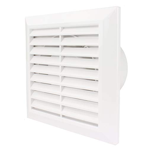 Badlüfter Wandlüfter Ventilator Lüfter Nachlauf Standard Keller Garage WC Ø100 Ø120 Ø125 Bad - VONLIS® Standard Ø 120 mm von VONLIS