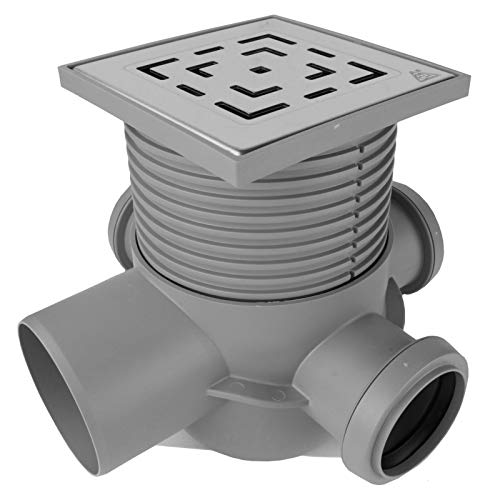 Bodenablauf Multiablauf Badablauf Abwasserablauf Kanalisation DN50 DN75 Keller - VONLIS® ohne Flansch von VONLIS