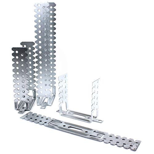 Direktabhänger Holzlattung Trockenbau Decken Abhänger Rigipsplatte bis 350 mm 5 Stk. von VONLIS