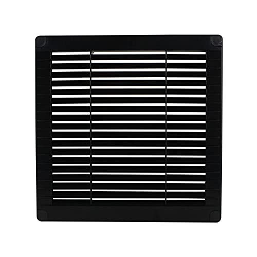 Lüftungsgitter Abluftgitter Lamellengitter Insektenschutz Kunststoff eckig 200 x 200 mm - MKK® anthrazit/graphit nein von VONLIS