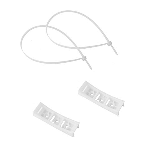 Rohrhalter Schlauchschellenersatz Kabelbinder Universal Ø 75 bis Ø 150 mm - VONLIS® 2x Rohrhalter/Kabelbinder Set von VONLIS
