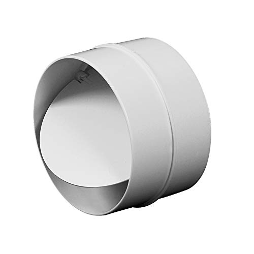 Rohrverbinder Verbinder Verbindungsstück Rückstauklappe Kunststoff Lüftung - VONLIS® Ø 100 mm von VONLIS