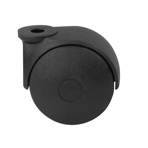 Stuhlrolle Weichbodenrolle Bürostuhl Kunststoff 150 kg Lenkrolle Rolle Ø 50 mm ohne Bremse 10 Stück von VONLIS