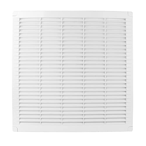 VONLIS® Lüftungsgitter Abluftgitter Lamellengitter Kunststoff eckig 300 x 300 mm weiß von VONLIS
