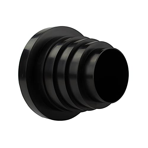 VONLIS® Universal Reduzierstück Lüftungssysteme Ø 80 100 110 120 125 150 mm Lüftungskanal Übergang Ventilation schwarz von VONLIS