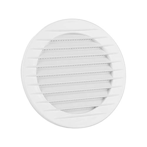 VONLIS Lüftungsgitter weiß Insekten Entlüftung rund Gitter Abluft Hinterlüftung Ø 100 mm VONLIS Lüftungsgitter weiß Insekten Entlüftung rund Gitter Abluft Hinterlüftung Ø 100 mm von VONLIS