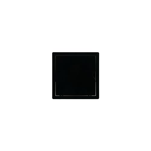 VONLIS Revisionsklappe Revisionstür Wartungstür Inspektionsklappe Kunststoff weiß graphit/anthrazit 100 150 200 250 300 mm 100 x 100 mm graphit/anthrazit von VONLIS