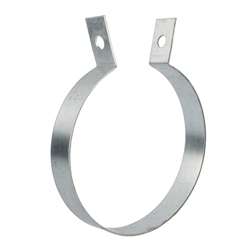 VONLIS Rohrschelle Wickelfalzrohr Montageschelle Lüftungsrohr Wickelfalz Stahl verzinkt Ø 180 mm 5 Stück von VONLIS