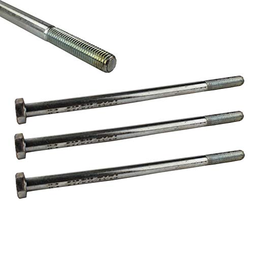 VONLIS Sechskantschrauben Schaft M12 x 230 DIN931 8.8 Stahl Teilgewinde 10 Stück von VONLIS