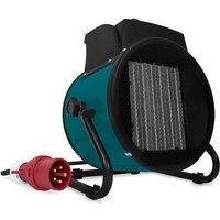 Elektrischer Heizlüfter - Heizung für Garage, Werkstatt & Lager - 3300W/5000W – 400V Dreiphasenstrom - Keramik - Thermostat - für Räume bis 48m2 Elektrischer Heizlüfter - Heizung für Garage, Werkstatt & Lager - 3300W/5000W – 400V Dreiphasenstrom - Keramik - Thermostat - für Räume bis 48m2 von VONROC