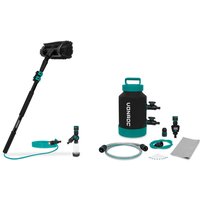 Vonroc - Fensterputzer mit Teleskopstange 1,8m & Wasserenthärter - inkl. Bürste, Schlauch, Seifenspender Vonroc - Fensterputzer mit Teleskopstange 1,8m & Wasserenthärter - inkl. Bürste, Schlauch, Seifenspender von VONROC